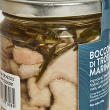 Carica l&#39;immagine nel visualizzatore di Gallery, BOCCONCINI di trota marinati
