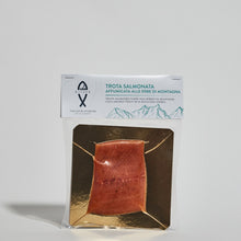 Load image into Gallery viewer, Cold smoked salmon trout with alpine herbs
