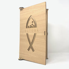 Load image into Gallery viewer, Cofanetto regalo in legno - Altura trota alpina affumicata
